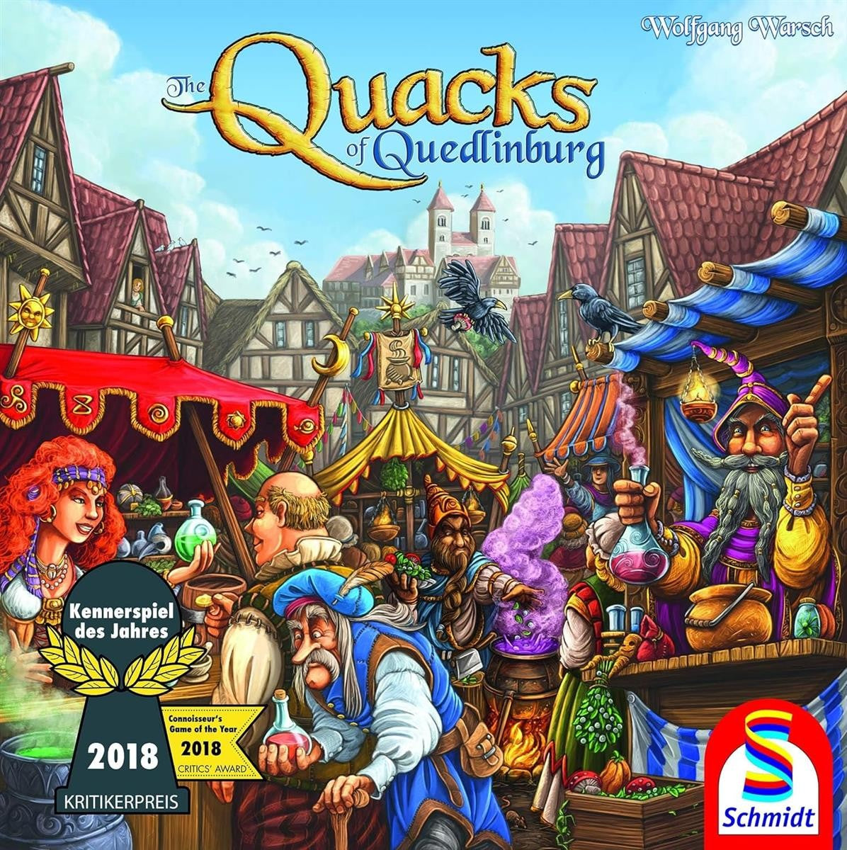 Schmidt, Quacks of Quedlinburg, Brettspiel Englische Ausgabe 10+ 2-4 Spieler