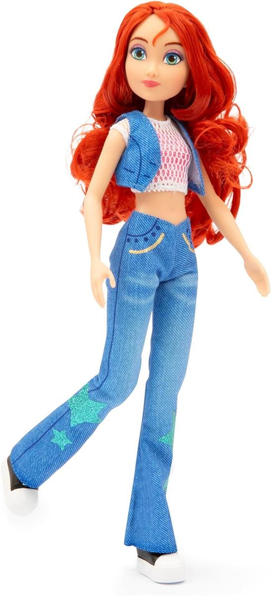 Winx Iconic Puppe – Bloom, 27 cm, bewegliche Gelenke, rotes Haar, ikonisches Outfit – offizielles Winx Club Spielzeug für Mädchen ab 4 Jahren