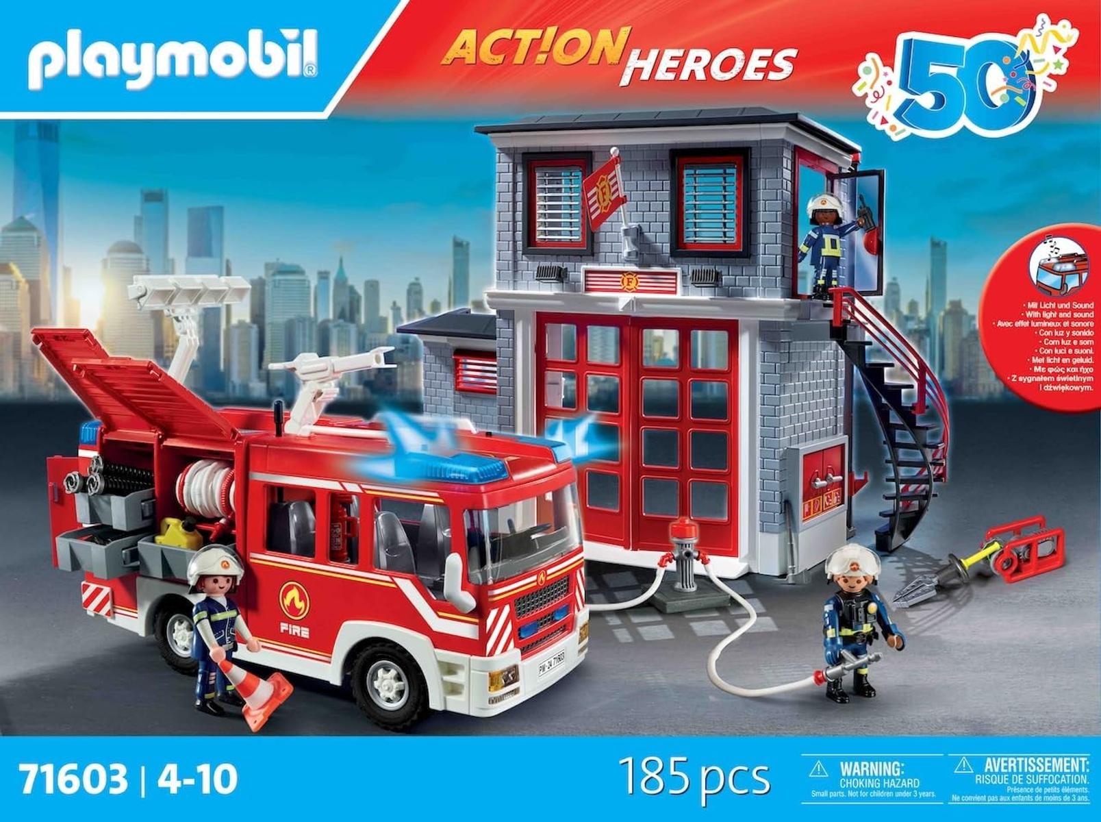 PLAYMOBIL Action Heroes 71603 Feuerwehr-Megaset
