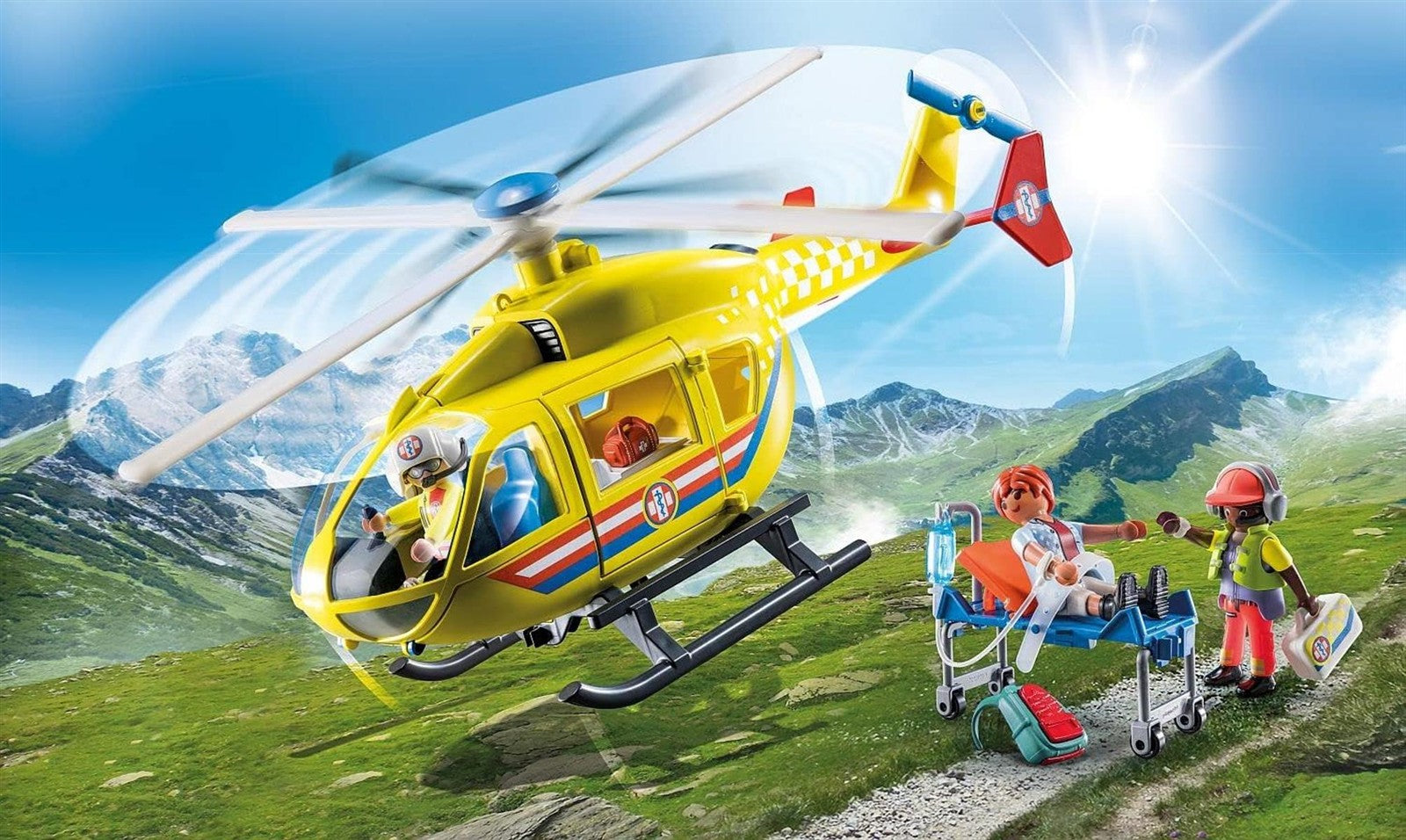 PLAYMOBIL 71203 City Life Rettungshelikopter