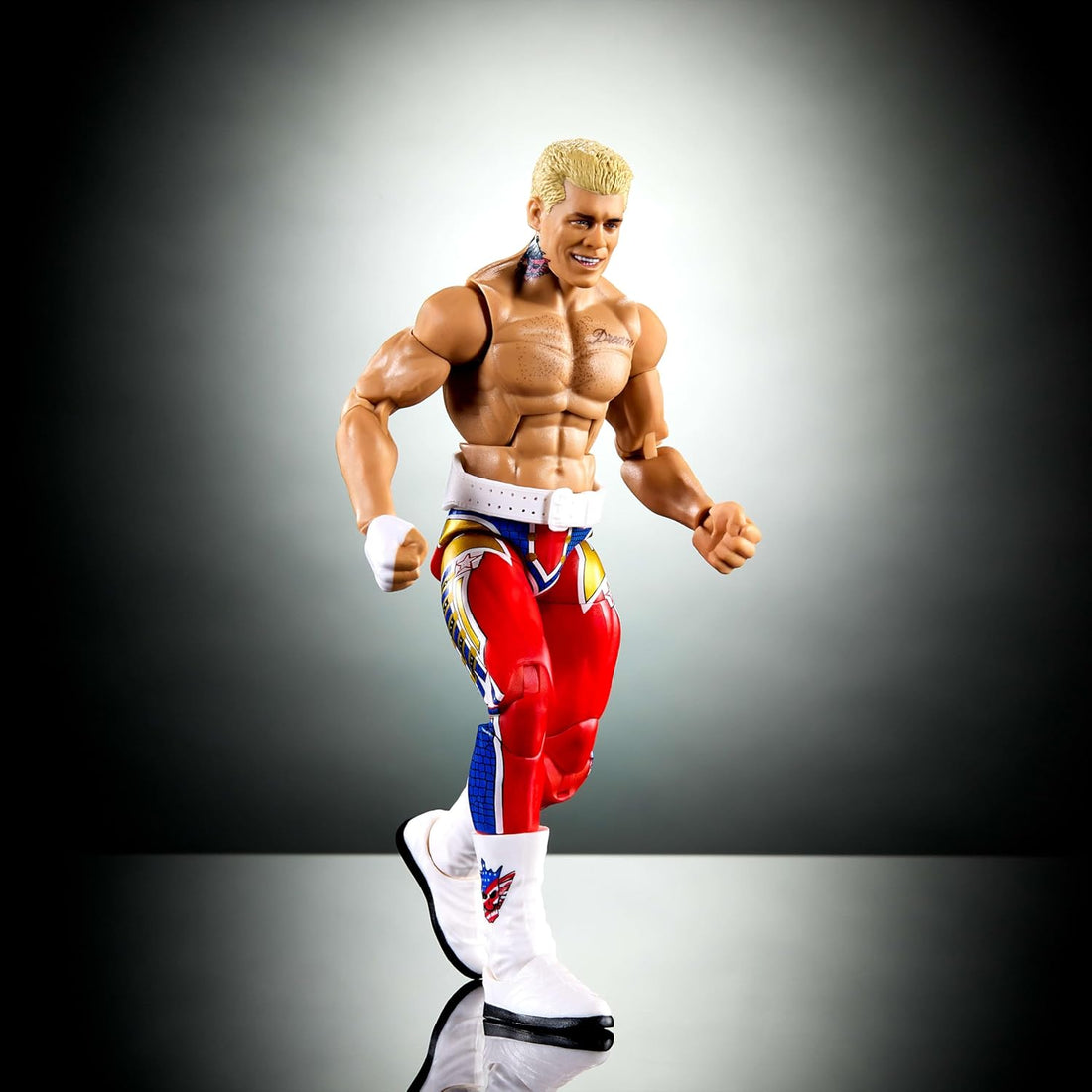 Mattel WWE Elite Collection Top Picks, Set mit Actionfigur und Zubehörteilen, ca. 15 cm große Sammelfigur Cody Rhodes mit Händen und Wrestling-Ausrüstung zu Austauschen, JHV11