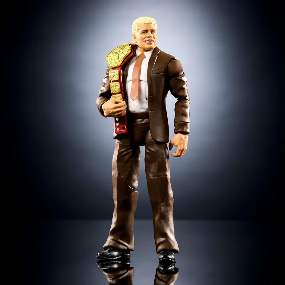Mattel Mattel WWE Elite-Actionfiguren und Zubehörteile, ca. 15 cm große Superstar-Sammelfiguren mit 25 Bewegungspunkten und lebensechtem Aussehen (Stile können abweichen), JCJ31