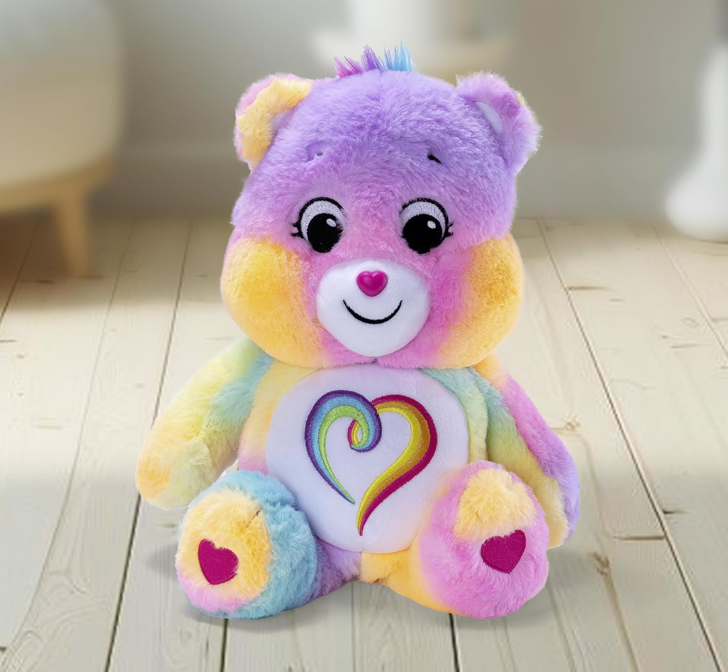 Simba - Glücksbärchi Zusammengehörigkeitsbärchi Kuscheltier 35cm – Kuschelweiches Plüschtier – Für Kinder und Erwachsene – Niedliches Geschenk – Original Sammlerstück – Stofftier für Mädchen und Jungs
