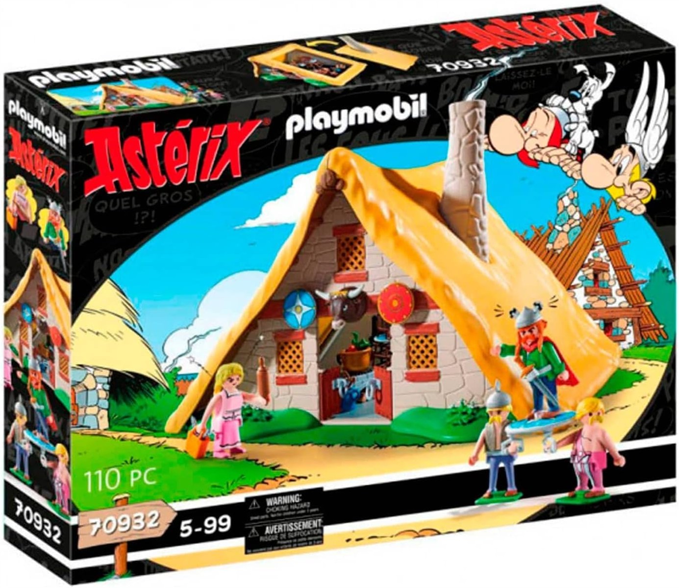 PLAYMOBIL Asterix 70932 Hütte des Majestix