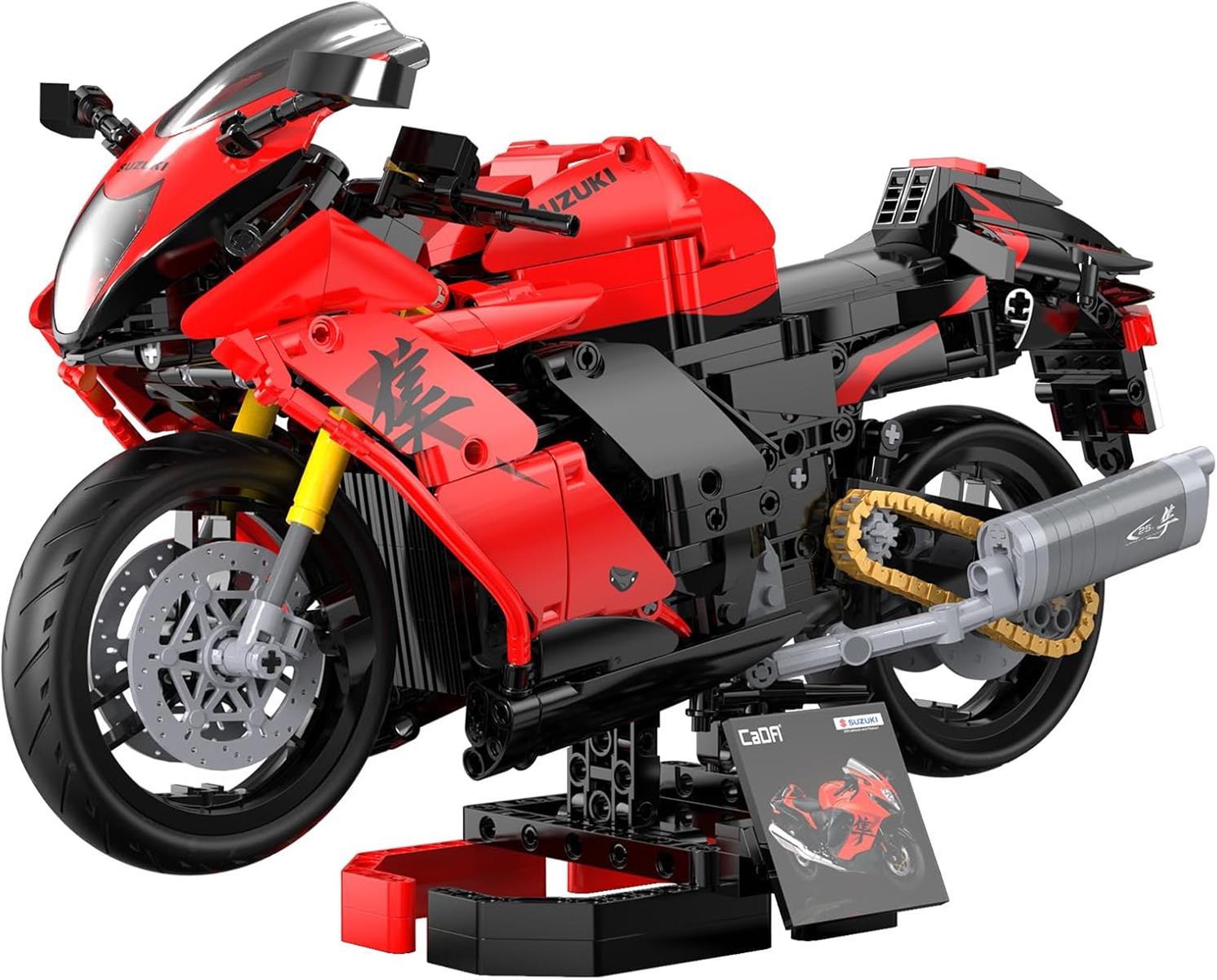 CADA Suzuki Hayabusa – 1043 Teile – Motorrad im Maßstab 1:6 – (DeQuBe 927DE64051)