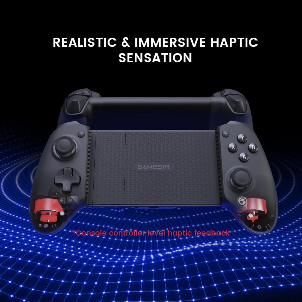 GameSir G8 Plus Bluetooth Mobile Game Controller für Switch & iOS & Android & Tablets, Wireless Gamepad mit Hall-Effekt Joysticks/Hall Trigger, Spiele Minecraft, Genshin Impact, Call of Duty Mobile