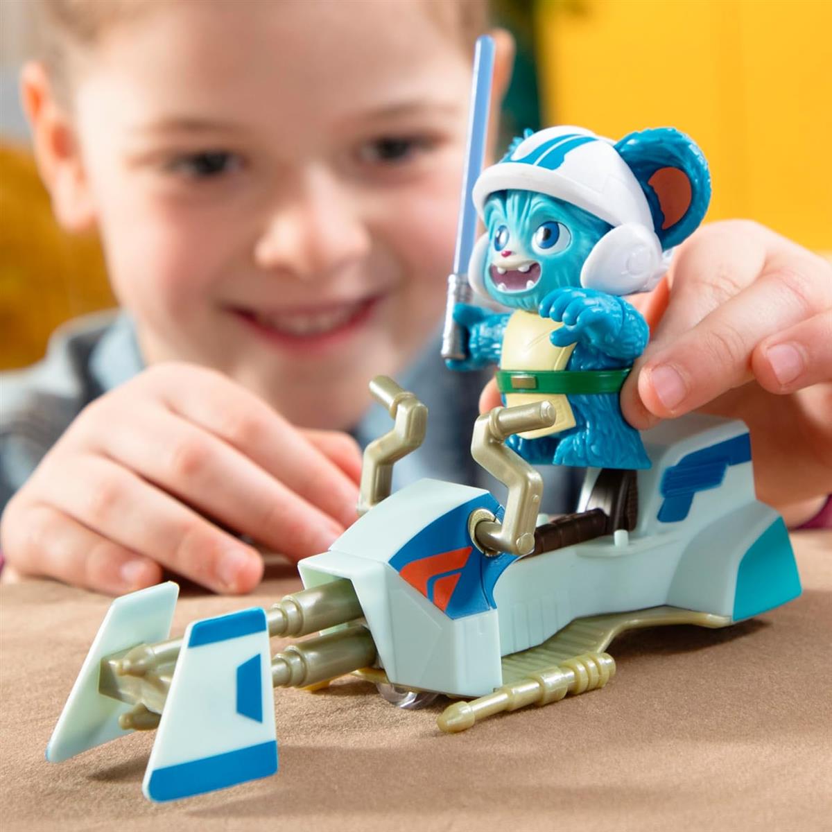 Star Wars Nubs Figur & Speeder Bike, Skala: 10 cm, Action-Figur & Fahrzeug, Spielzeug, Vorschulspielzeug für Kinder ab 3 Jahren