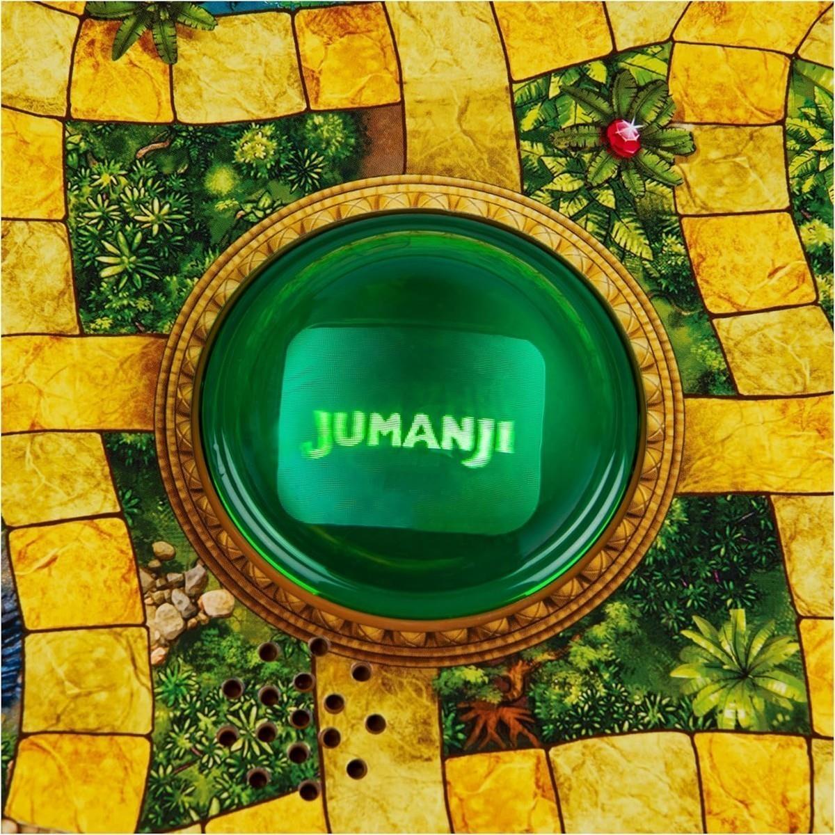 Spin Master Games - Jumanji - das actiongeladene Familienspiel, Deluxe-Version mit Spielcomputer inkl. Licht- und Soundeffekten; für 2–4 mutige Abenteurer ab 8 Jahren