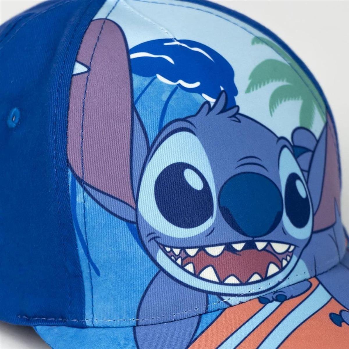 CERDÁ LIFE'S LITTLE MOMENTS Mädchen Kindermütze mit Stitch-Visier Blau Cap Einheitsgröße EU
