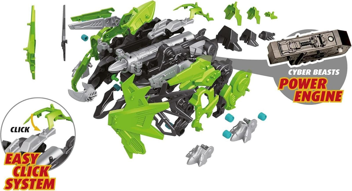 Revell Modellbau, CyberBeasts TerraTops, Bausatz, Maßstab 1:48, 80 Teile, Bastelset ab 10 Jahren, Detailgetreues Modell, Fantasiefigur, Authentische Nachbildung