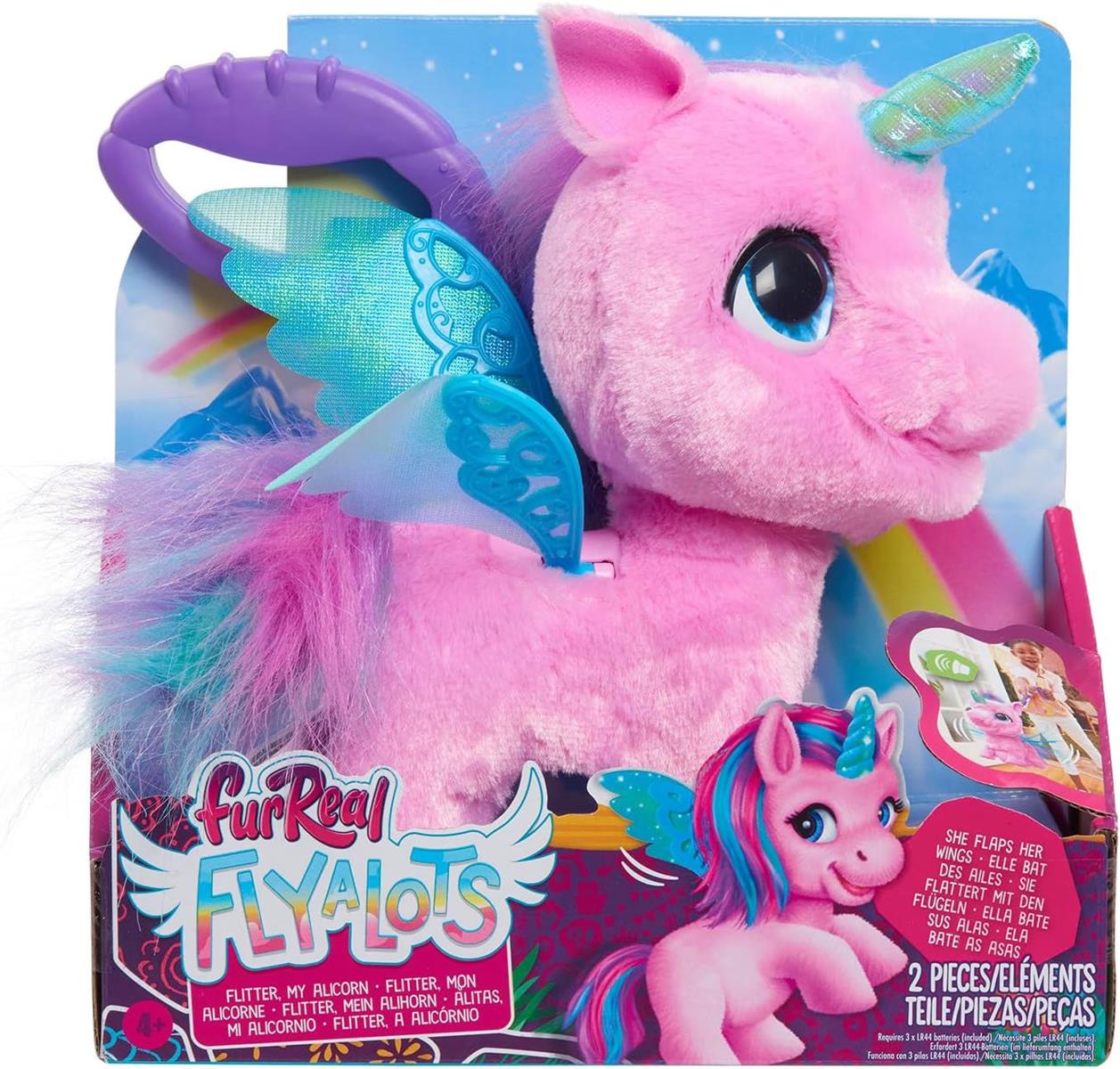 Just Play furReal Fly-A-Lots Alihorn Interaktives Spielzeug, Kinderspielzeug ab 4 Jahren