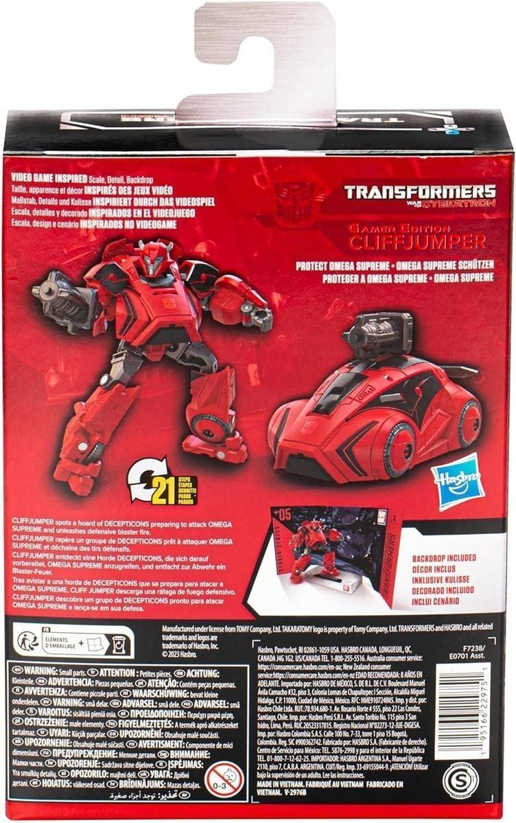 Transformers Studio Series Deluxe Kampf um Cybertron 05 Gamer Edition Cliffjumper Action-Figur, 11 cm