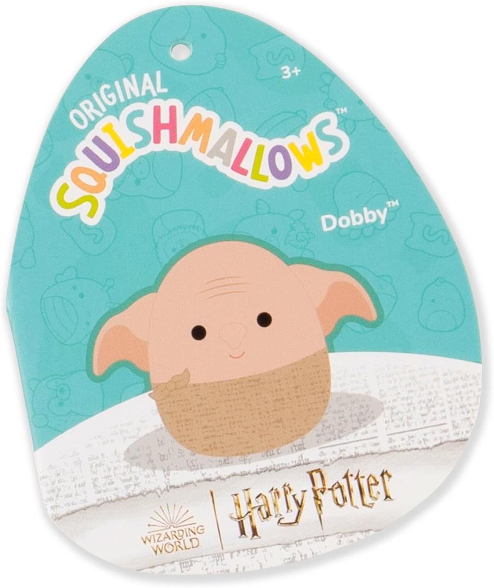 Squishmallows SQWB00162 - Harry Potter Dobby 25 cm, offizielles Jazwares Plüsch, superweiches Kuscheltier