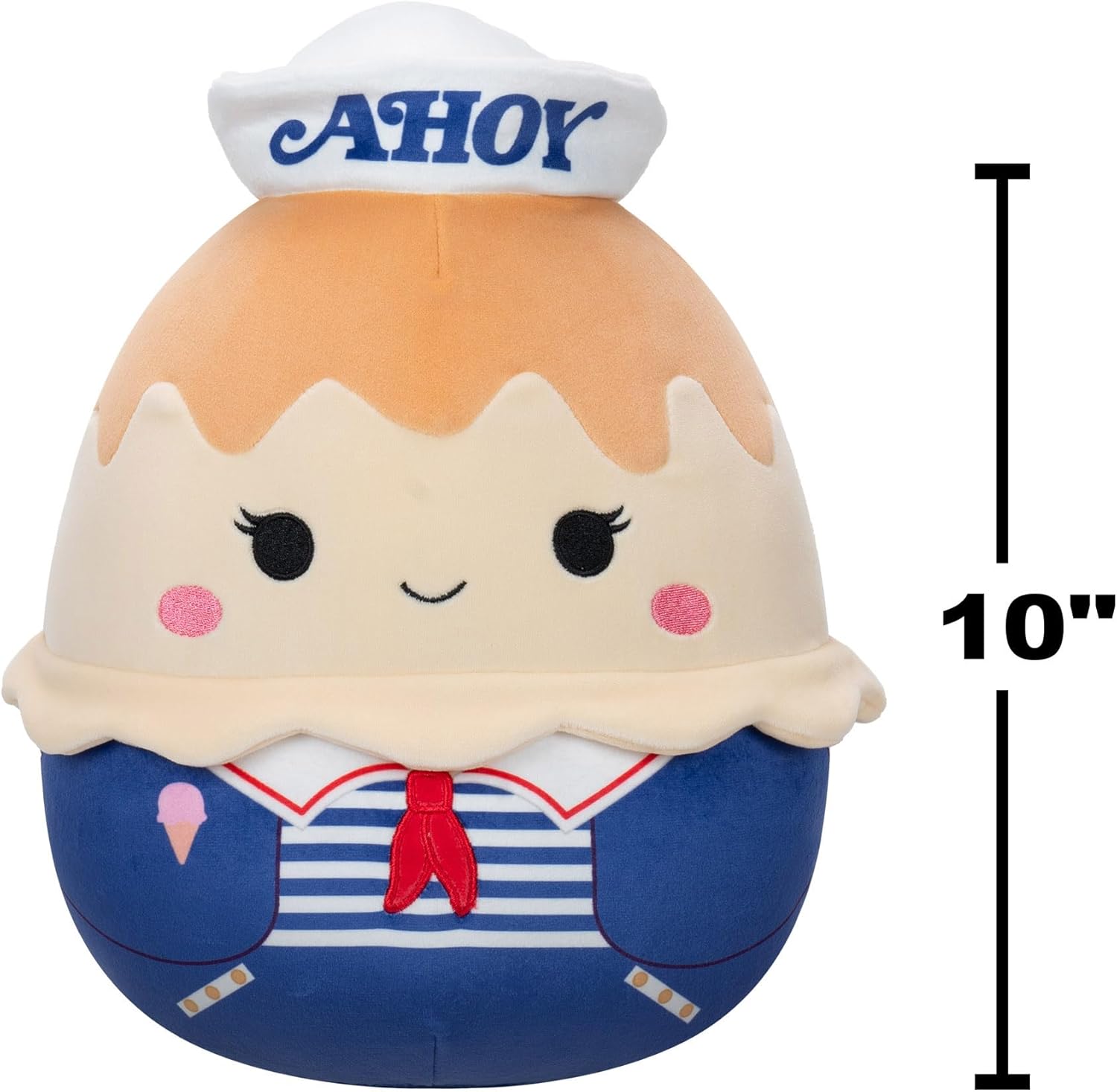 Squishmallows SQSR00048 - Stranger Things Ice Cream Ahoy 25 cm, offizielles Jazwares Plüsch, superweiches Kuscheltier