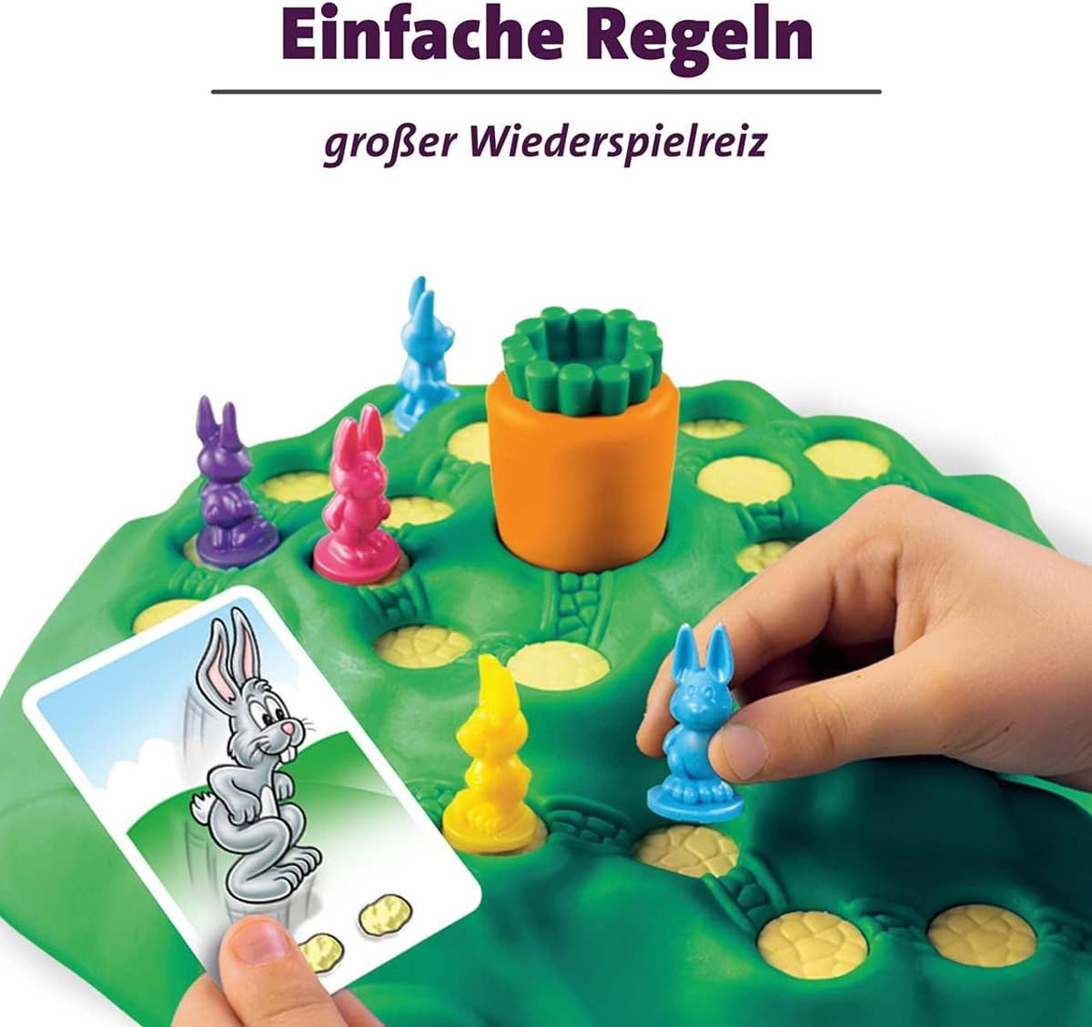 Ravensburger 21556 Lotti Karotti Brettspiel für Kinder ab 4 Jahren Familienspiel für Kinder und Erwachsene Klassiker für 2-4 Spieler