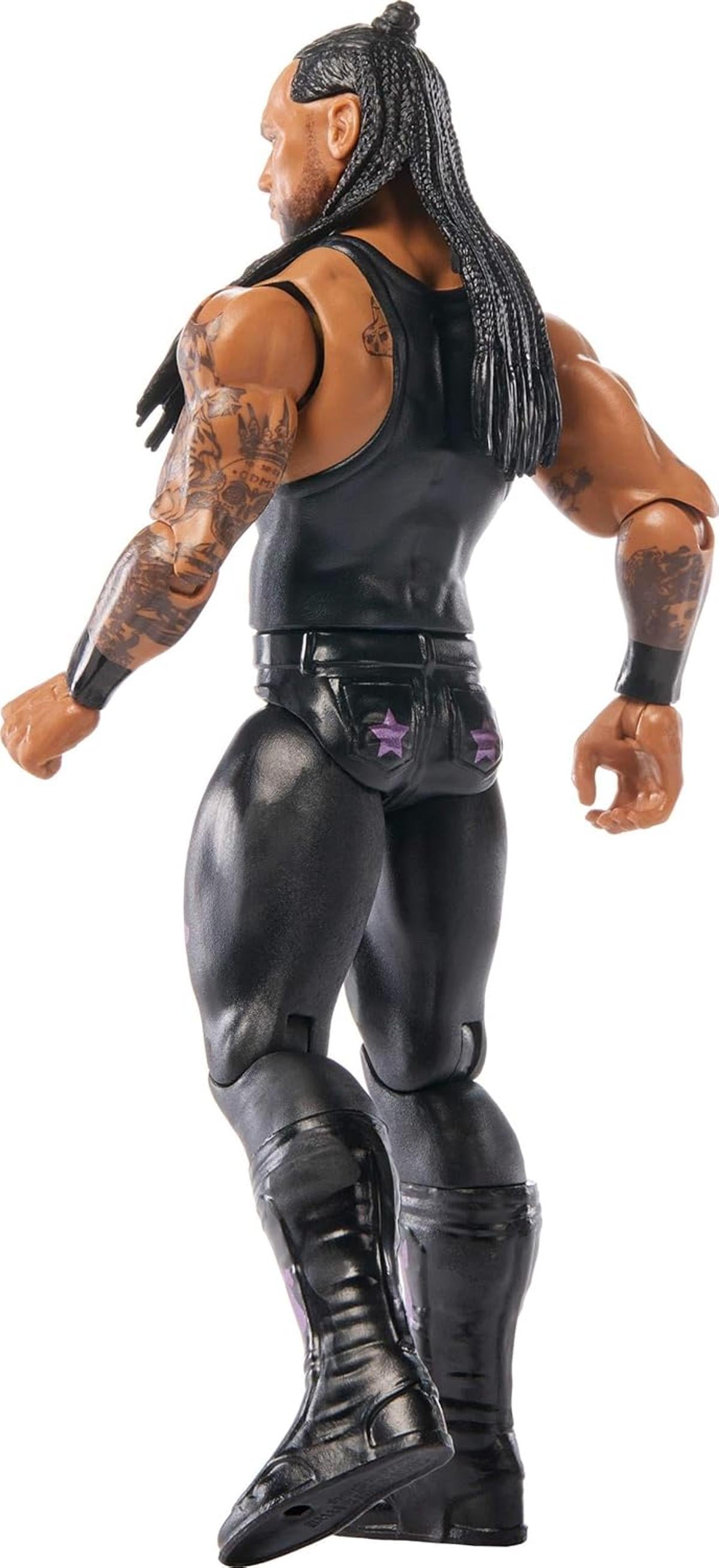 Mattel WWE Actionfiguren und Zubehörteile, ca. 15 cm große Superstar-Sammelfiguren mit 14 Bewegungspunkten und lebensechtem Aussehen (Stile können abweichen), JGD41