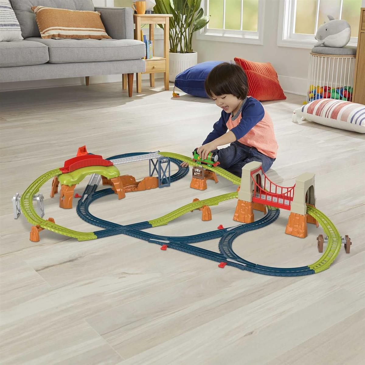 Thomas & Friends Percy 6-in-1 Spielzeugbahn für Kinder ab 3 Jahren