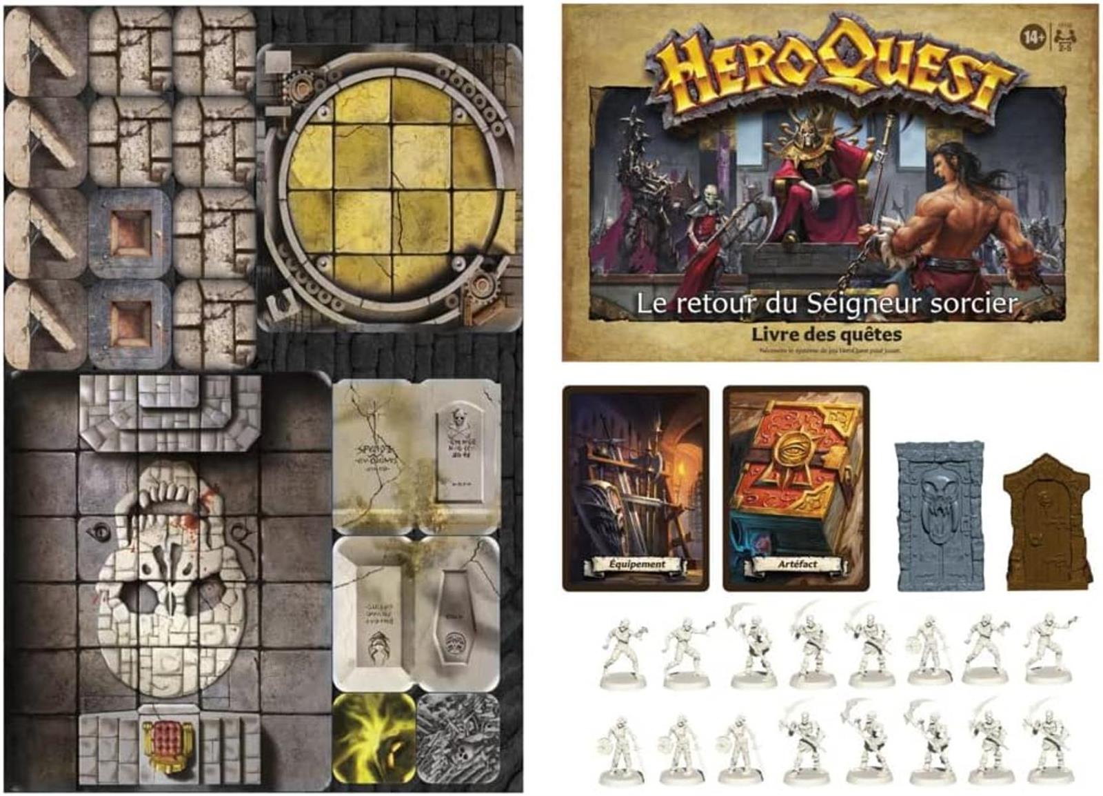 Avalon Hill HeroQuest, Erweiterung Der Rückkehr des Herr Hexer, ab 14 Jahren, HeroQuest Spielsystem erforderlich, F4193801, Mehrfarbig, one Size