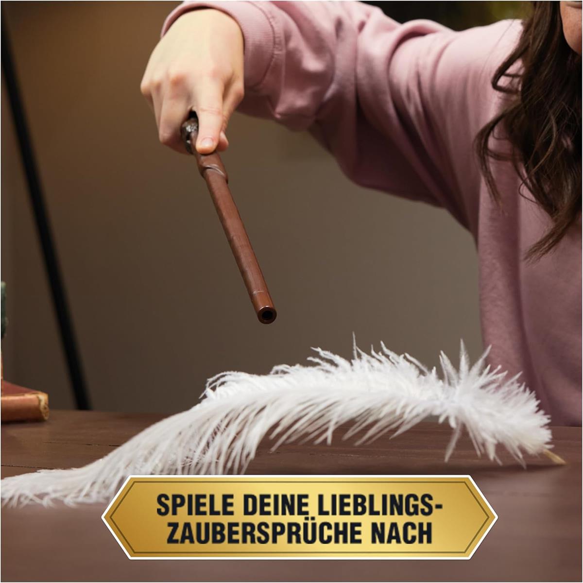 Harry Potter Zauberstab mit Vibrationseffekt und Sound ca. 31 cm für Kinder ab 6 Jahren Fanartikel