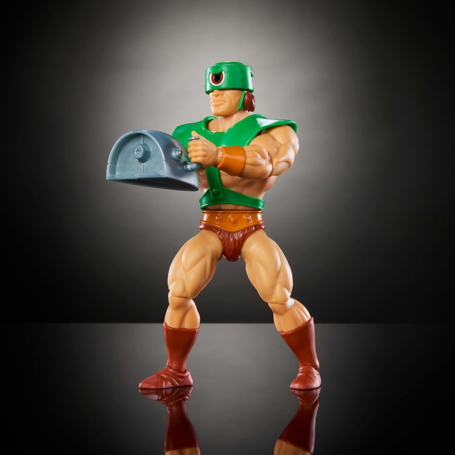 Masters of the Universe Origins Actionfigur Tri-Klops aus der Cartoon-Kollektion, ca.14 cm groß, der Mann mit dem Radarauge aus der TV-Serie der 1980er, Gestaltung und Zubehör mit vielen Details,JBM81
