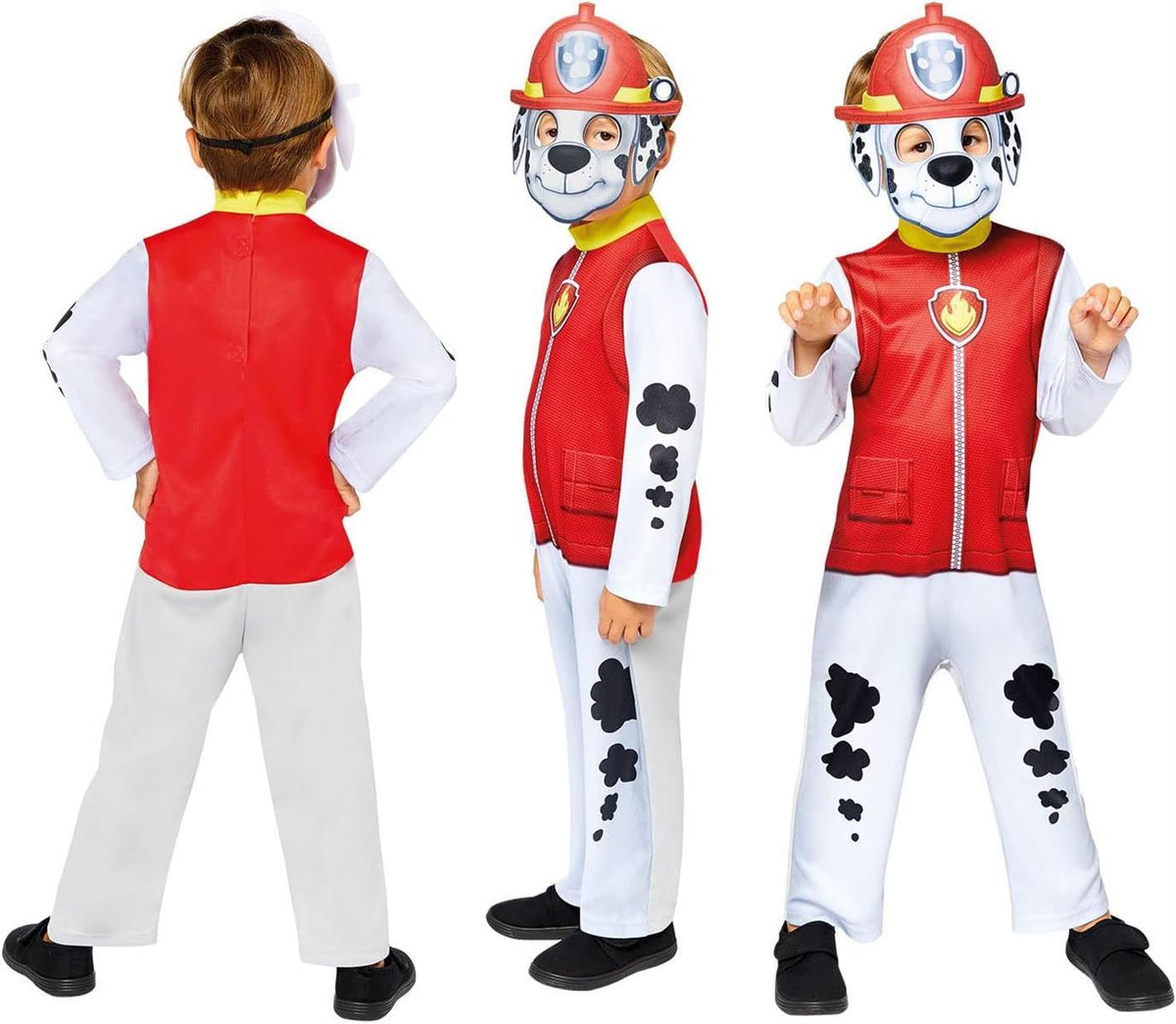 amscan Marshall Paw Patrol Kostüm für Kinder Größe 104 3-4 Jahre