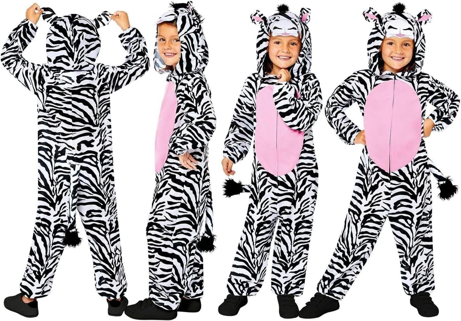 amscan gestreiftes Zebra Kostüm für Kinder 8-10 Jahre