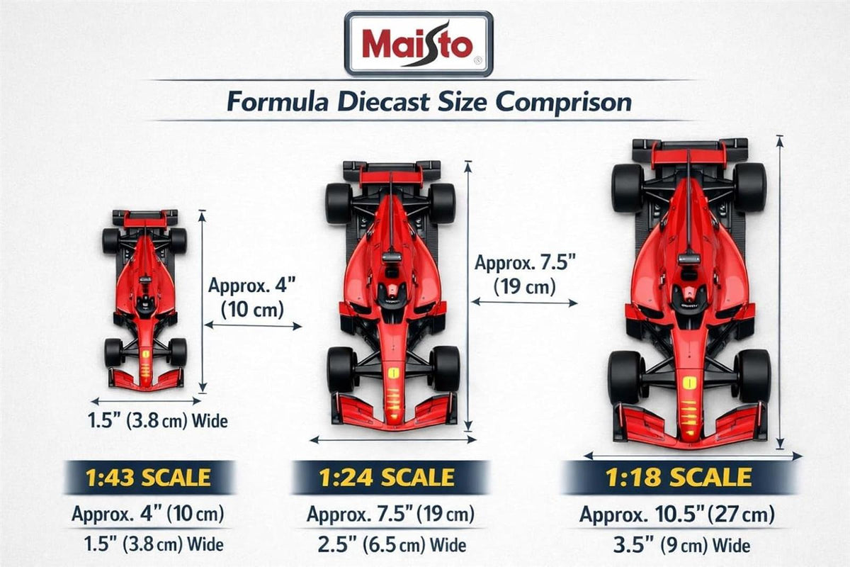 Bburago Formel 1 McLaren MCL38 (2024): Modellauto im Maßstab 1:24, mit Fahrer #4 Lando Norris, Hardcase, 26,1 cm, orange schwarz (18-28033N)