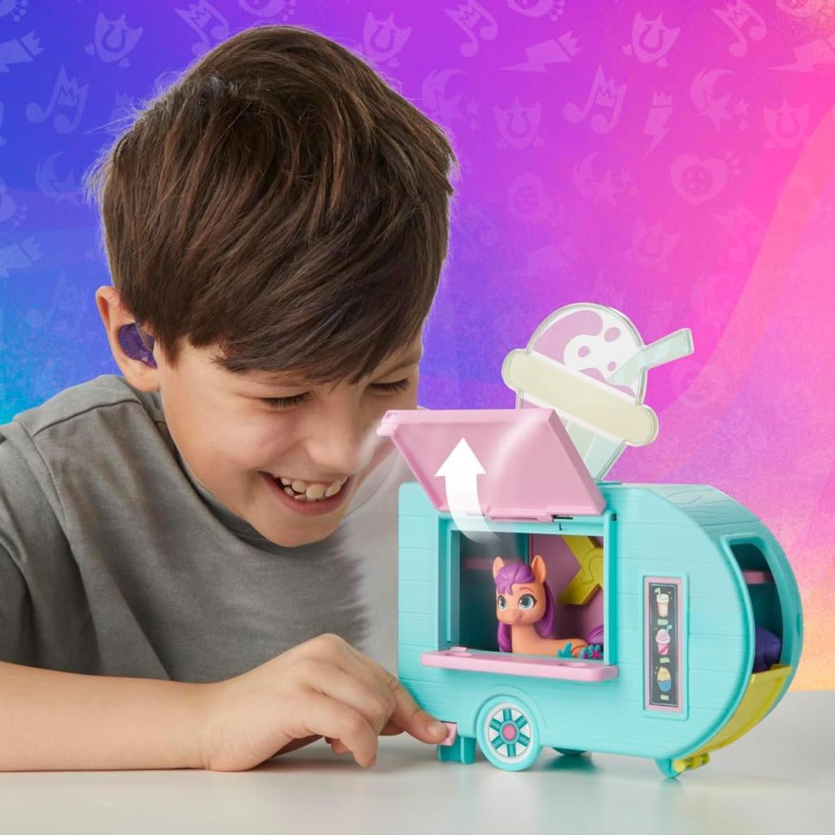 My Little Pony Spielzeug Sunny Starscout Smoothie Truck, kleine Hoof to Heart Ponyfigur
