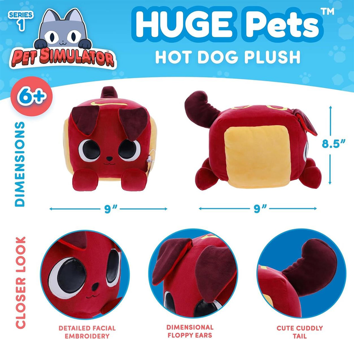 Pet Simulator - Große Tiere - Hotdog - 25 cm