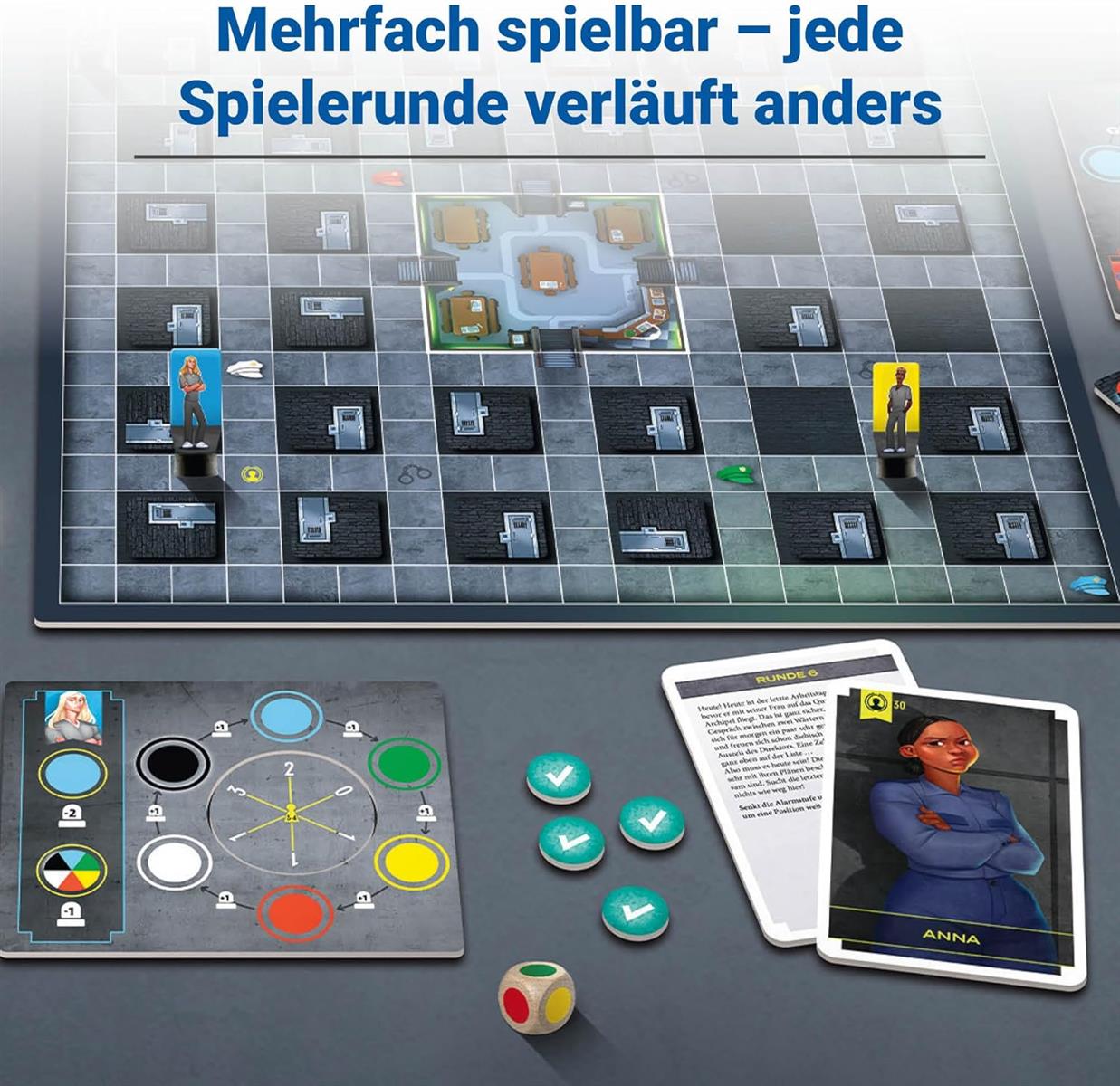 Ravensburger Familienspiel 27365 - Mystery Games: Der Ausbruch aus Arazar - Storytelling- und Erlebnisspiel für 2-4 Spieler ab 14 Jahren