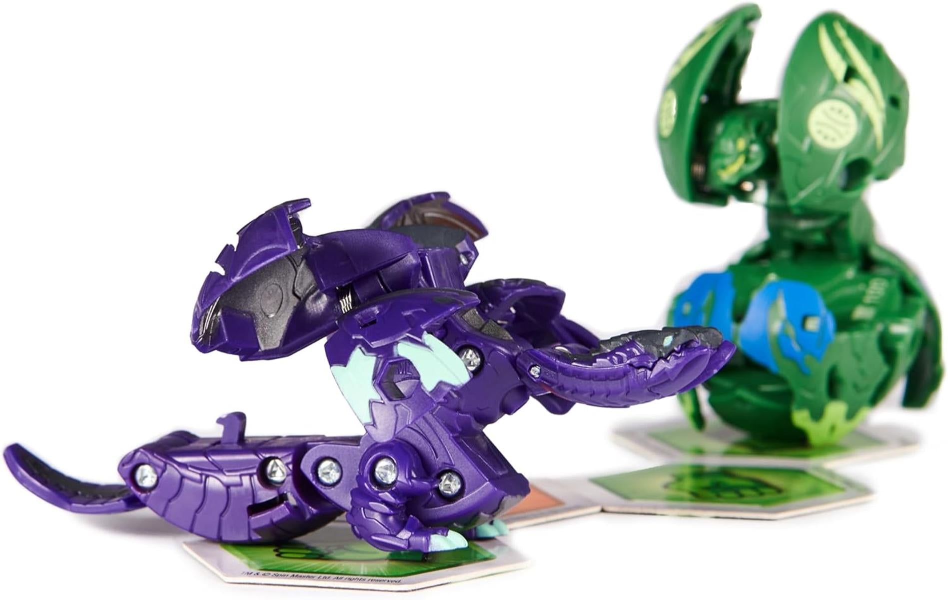 Bakugan 'Legends' 2023 Baku-Tin, hochwertige Metall-Aufbewahrungsbox mit exklusivem Fusions Gargonoid x Webam und einem weiteren Überraschungs-Ball, für Kinder ab 6 Jahren