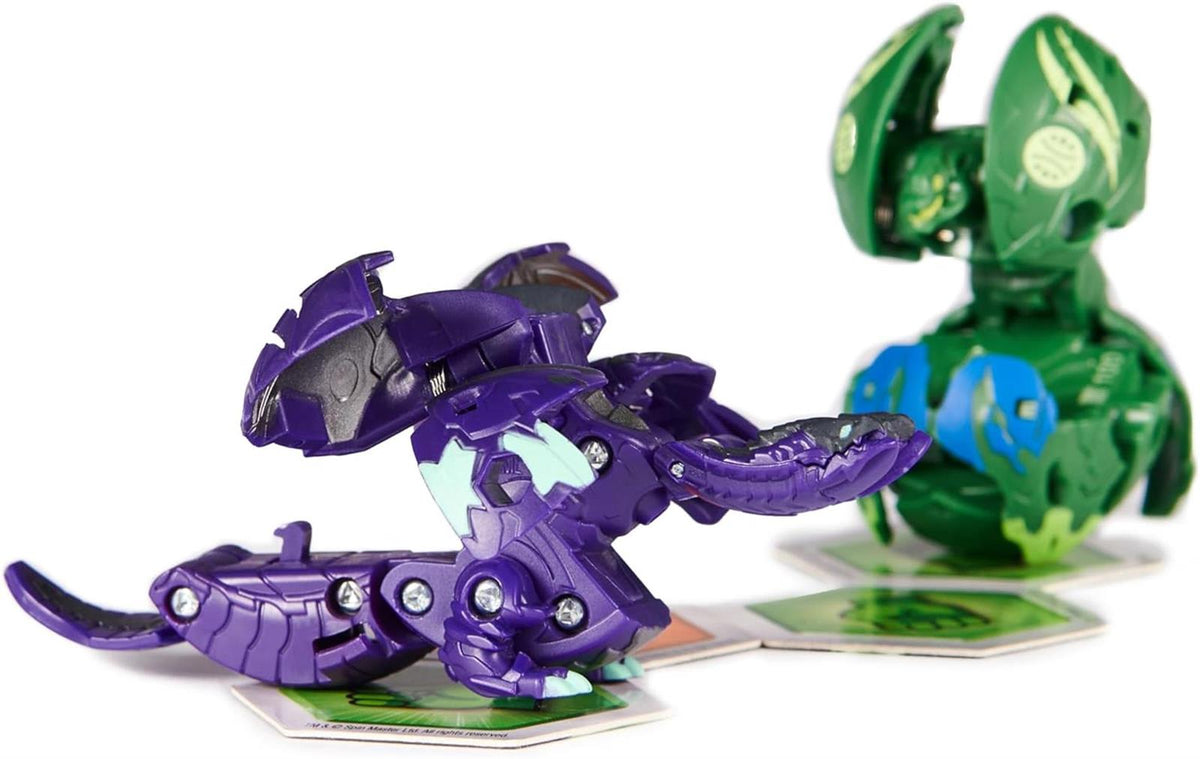Bakugan 'Legends' 2023 Baku-Tin, hochwertige Metall-Aufbewahrungsbox mit exklusivem Fusions Gargonoid x Webam und einem weiteren Überraschungs-Ball, für Kinder ab 6 Jahren