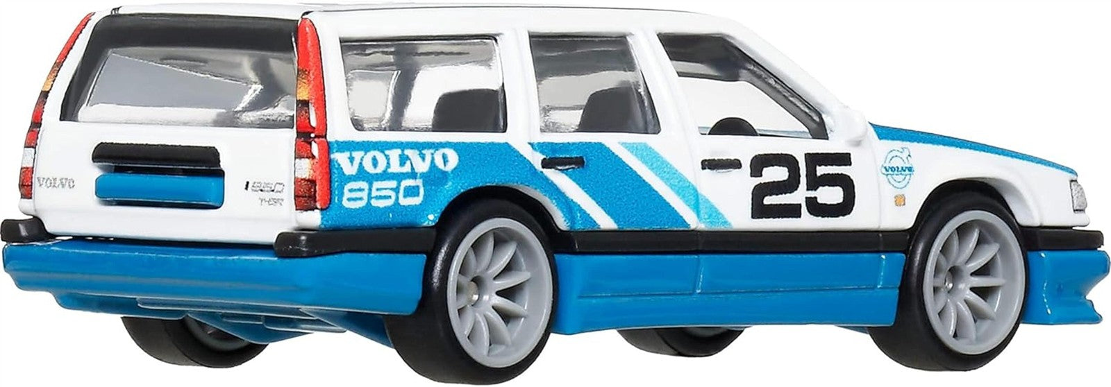 Hot Wheels Premium Car Culture Spielzeugauto im Maßstab 1:64 Druckguss Volvo 850 Kombi Fast Wagons Fahrzeug mit echten Riders Reifen