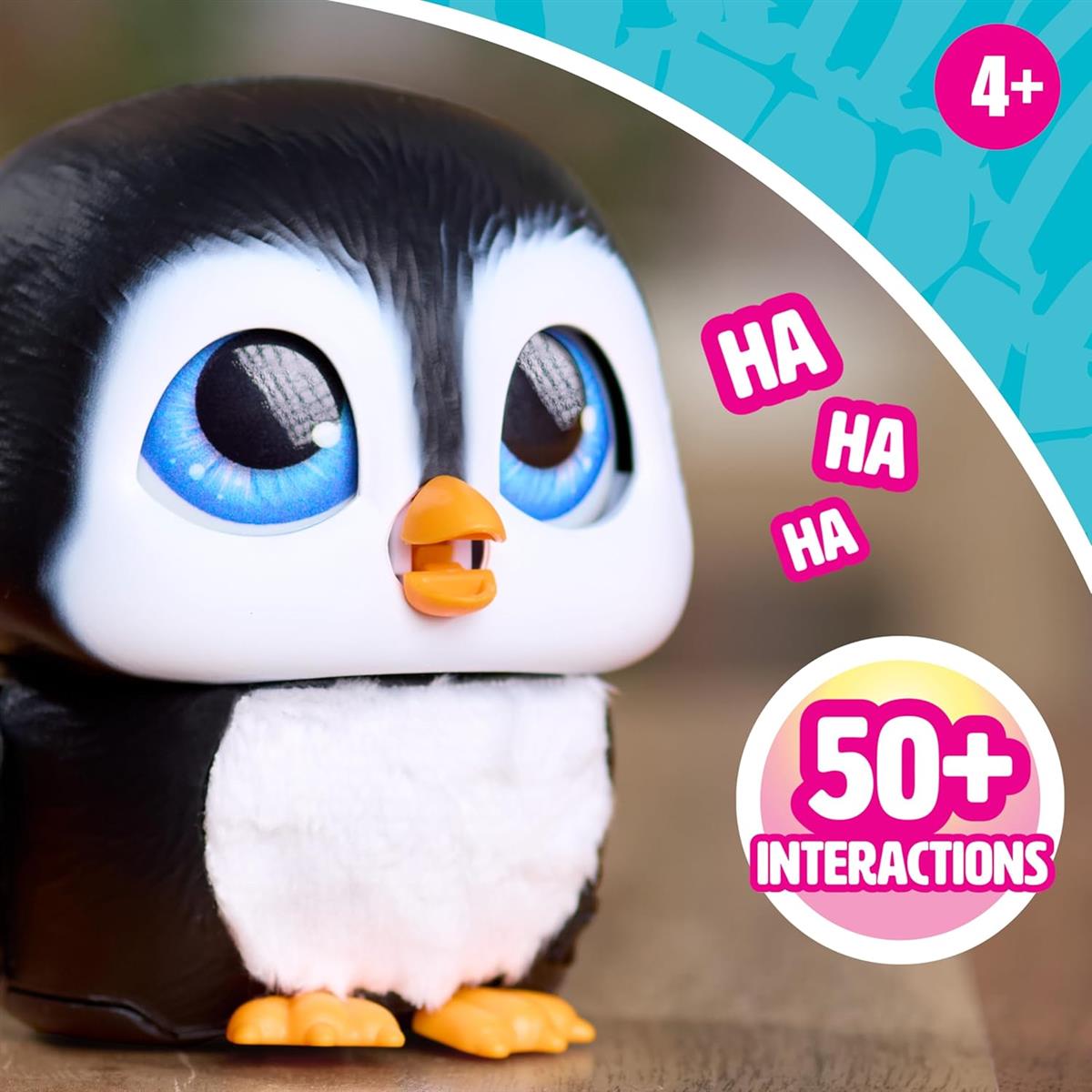 Just Play furReal Handfuls – Shy, der Pinguin, 8,9 cm großes, interaktives Spielzeug für Jungen, Mädchen und Kinder ab 4 Jahren