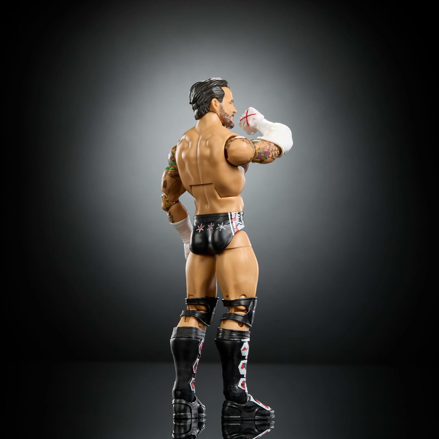 Mattel WWE Elite Collection Top Picks, Set mit Actionfigur und Zubehörteilen, ca. 15 cm große Sammelfigur cm Punk mit Händen und Wrestling-Ausrüstung zu Austauschen (Stile können abweichen), JHV13