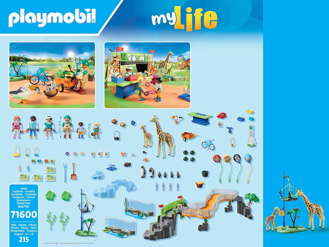 PLAYMOBIL MyLife 71600 Mein großer Erlebnis-Zoo