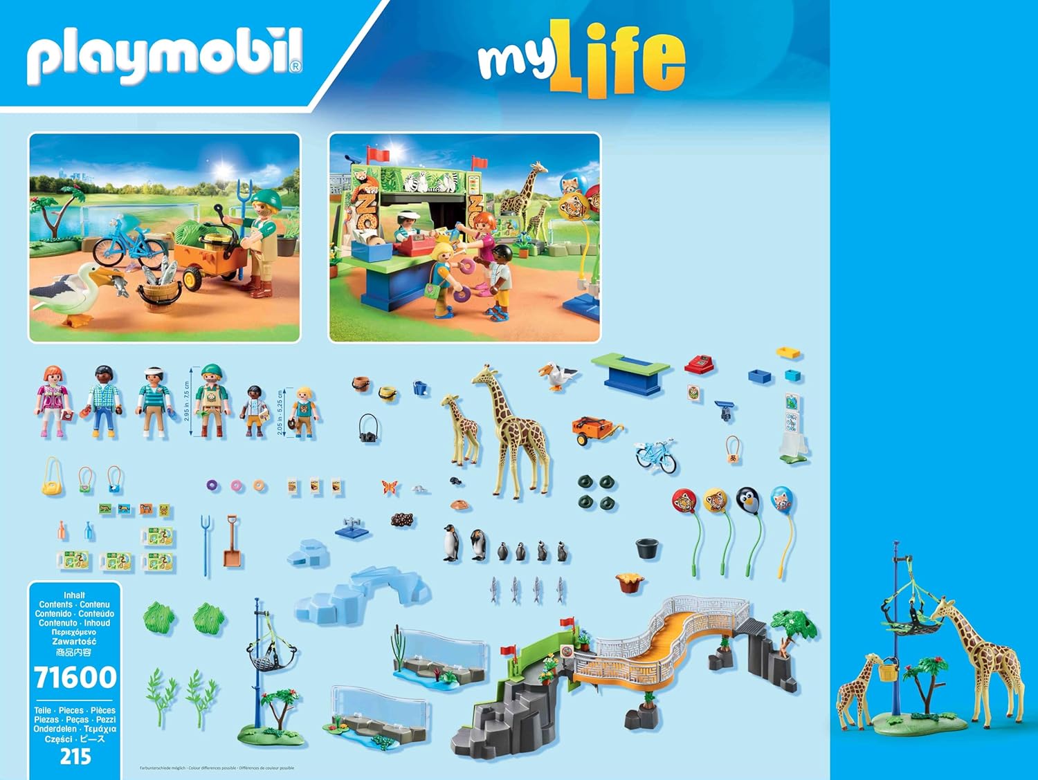 PLAYMOBIL MyLife 71600 Mein großer Erlebnis-Zoo
