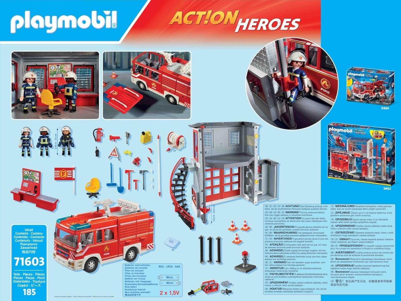 PLAYMOBIL Action Heroes 71603 Feuerwehr-Megaset