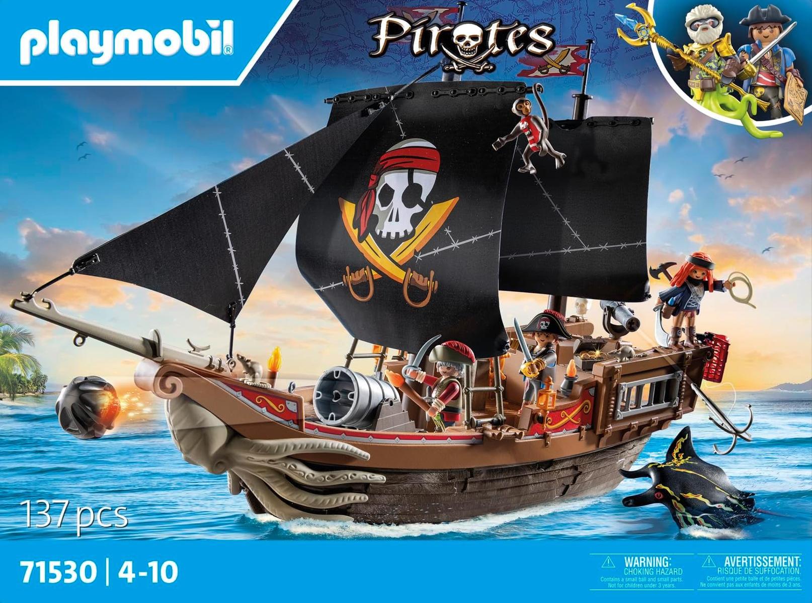 PLAYMOBIL Pirates 71530 Großes Piratenschiff