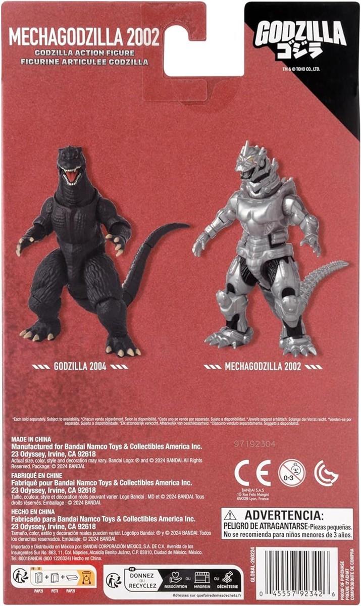BANDAI Godzilla Figur MechaGodzilla Bewegliche Actionfigur ab 4 Jahren - 92342