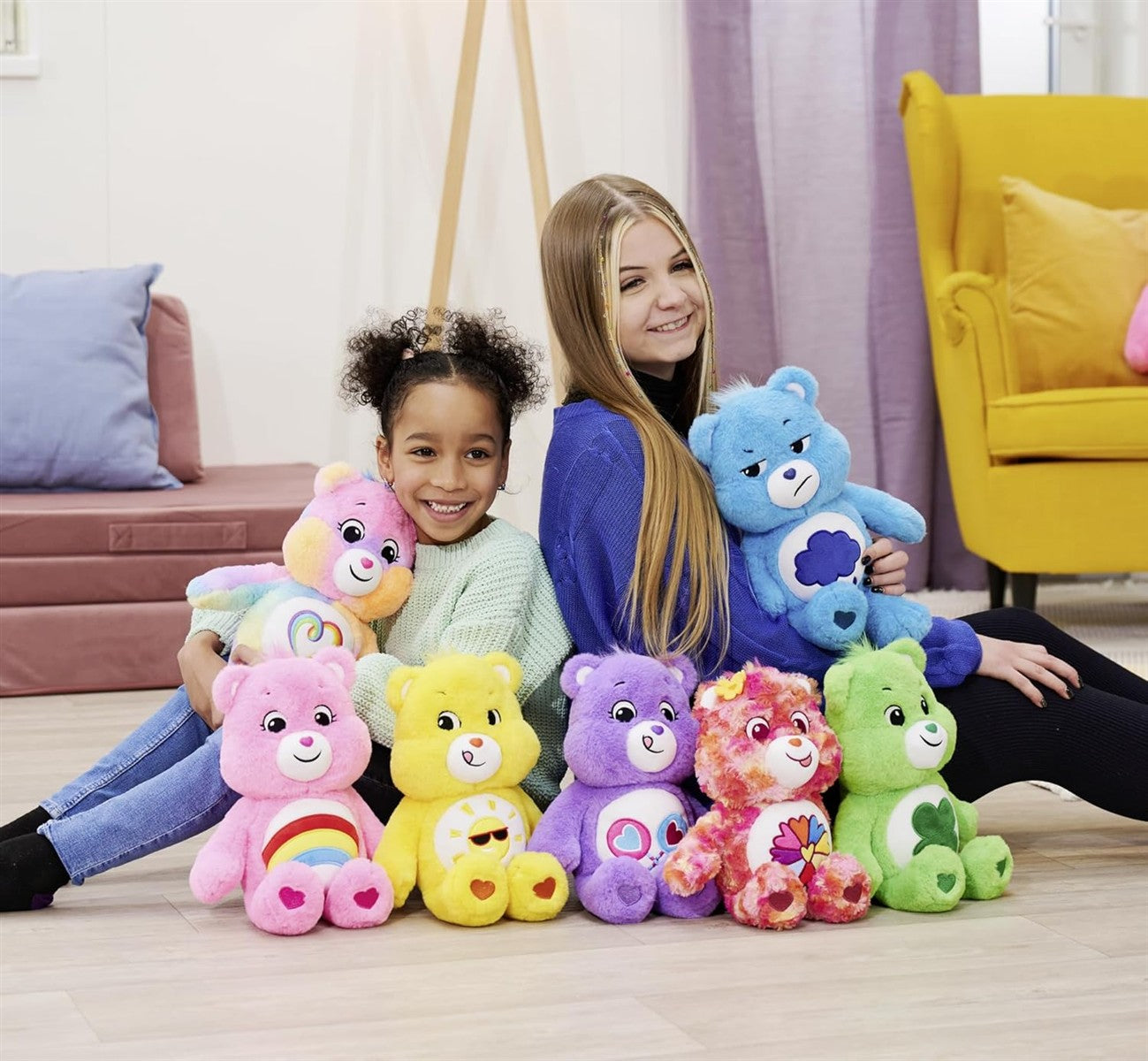 Simba - Glücksbärchi Zusammengehörigkeitsbärchi Kuscheltier 35cm – Kuschelweiches Plüschtier – Für Kinder und Erwachsene – Niedliches Geschenk – Original Sammlerstück – Stofftier für Mädchen und Jungs