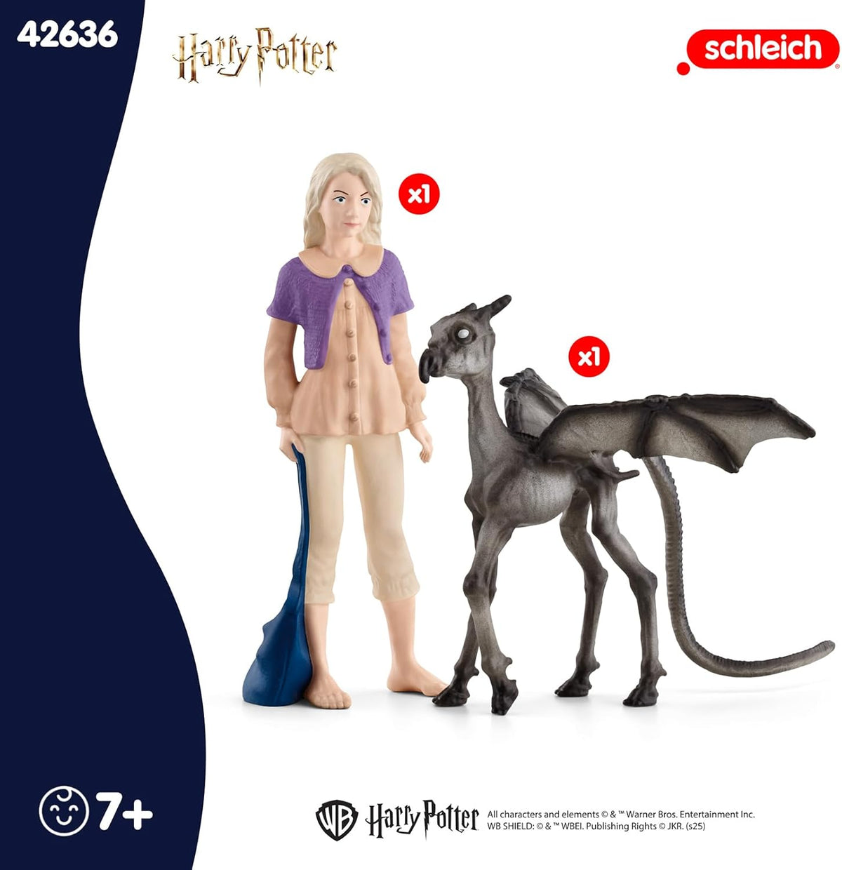 SCHLEICH Harry Potter Luna Lovegood & Thestral 42636 Sammelfiguren 2-tlg.Set Fabelwesen 6+