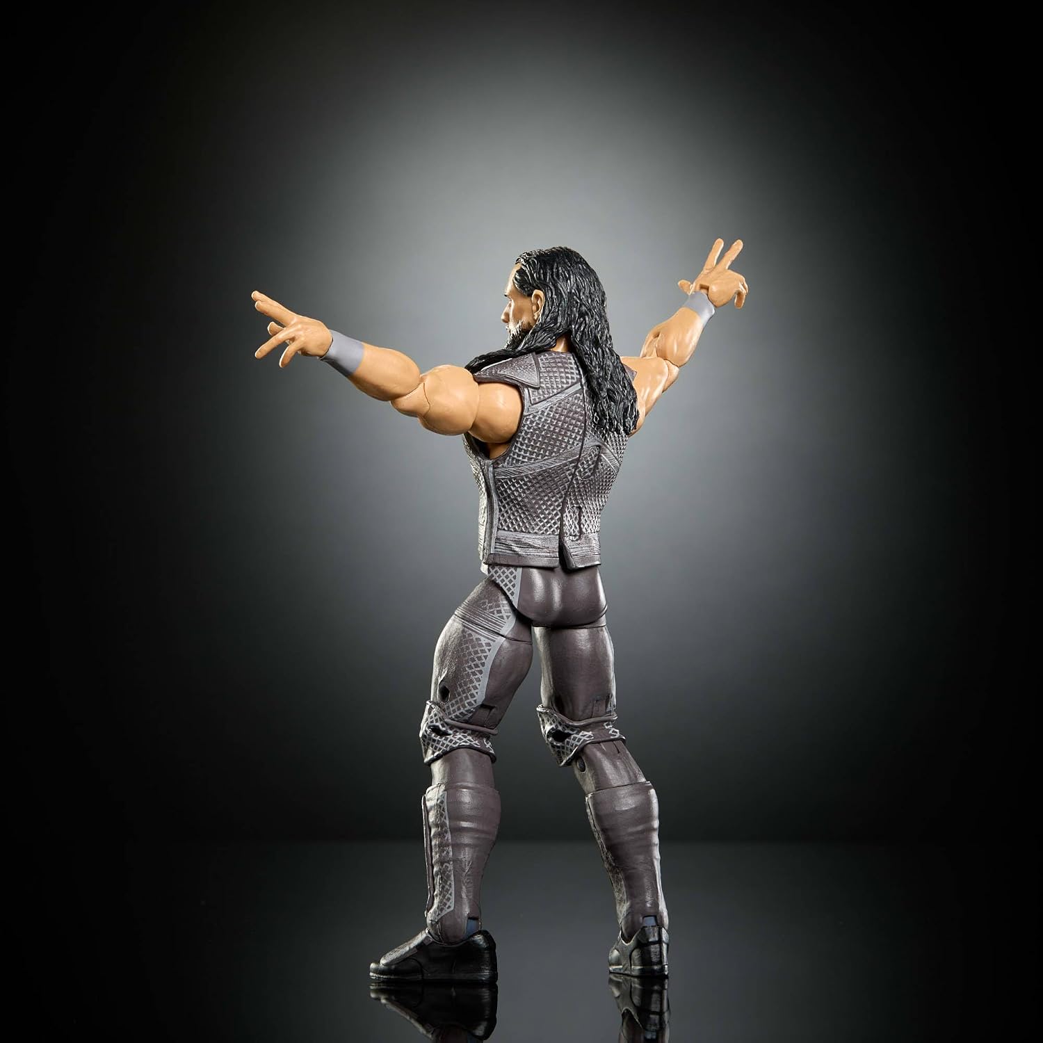 Mattel WWE Elite Collection Actionfigur und Zubehör, Premium Live-Event Seth Rollins-Set, Survivor Series mit Sam Roberts-Bauteilen, JHX75