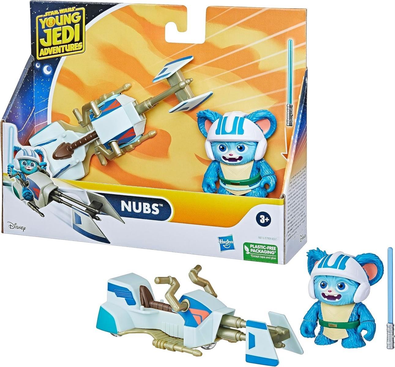 Star Wars Nubs Figur & Speeder Bike, Skala: 10 cm, Action-Figur & Fahrzeug, Spielzeug, Vorschulspielzeug für Kinder ab 3 Jahren