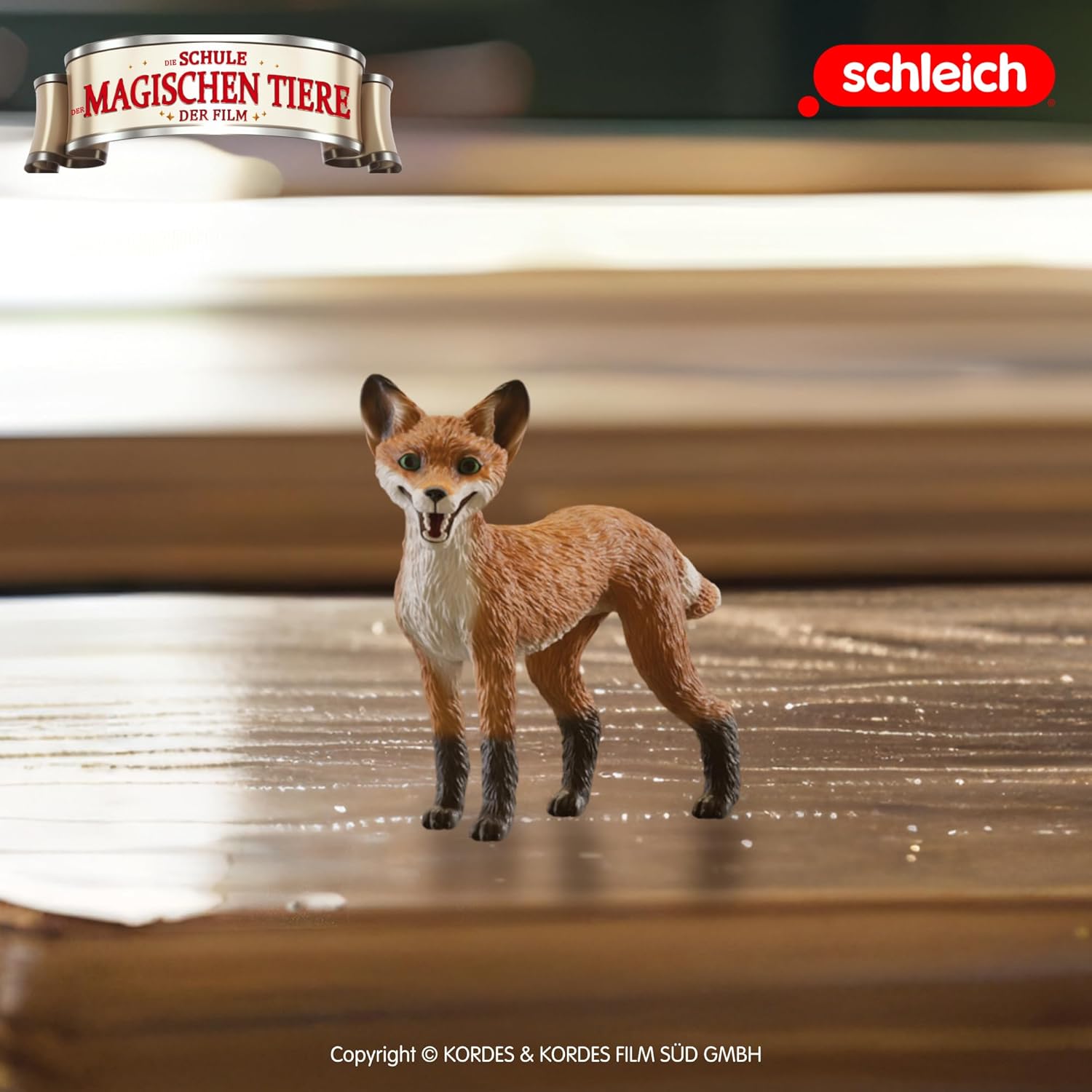 schleich 14908 Rabbat der Fuchs, ab 3 Jahren, Die Schule der magischen Tiere - Spielfigur, 10 x 3 x 7 cm