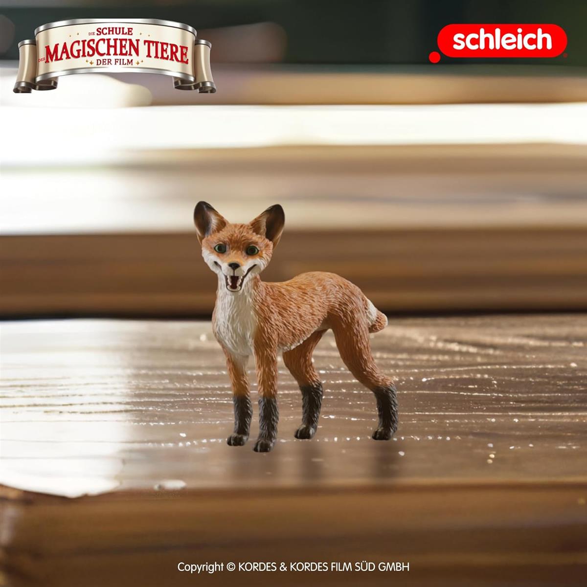 schleich 14908 Rabbat der Fuchs, ab 3 Jahren, Die Schule der magischen Tiere - Spielfigur, 10 x 3 x 7 cm