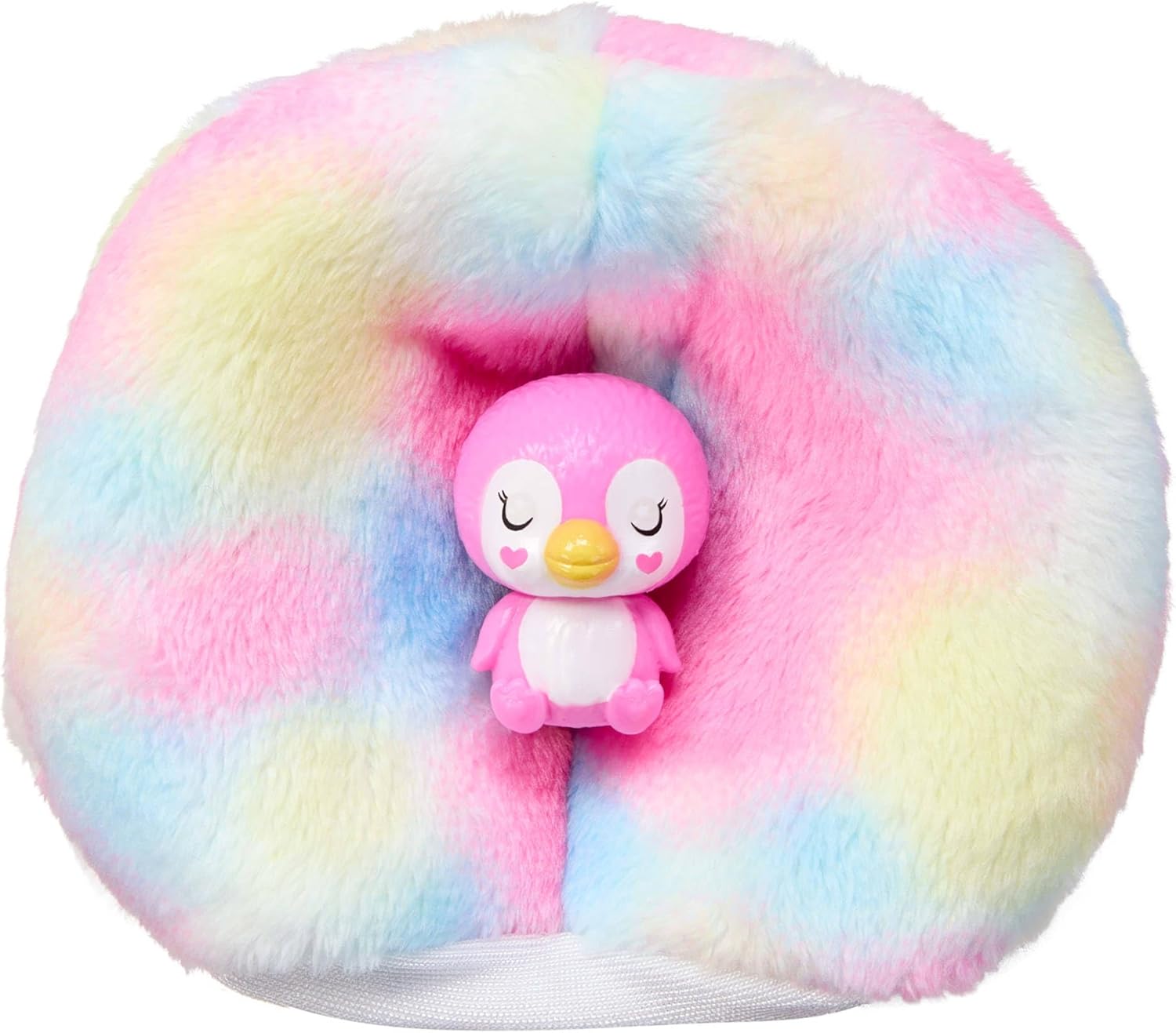 Barbie Cutie Reveal Puppe und Accessoires, Batik-Pinguin-Plüschkostüm und 10 Überraschungen mit Farbwechsel, Color Dream-Reihe, HRK40