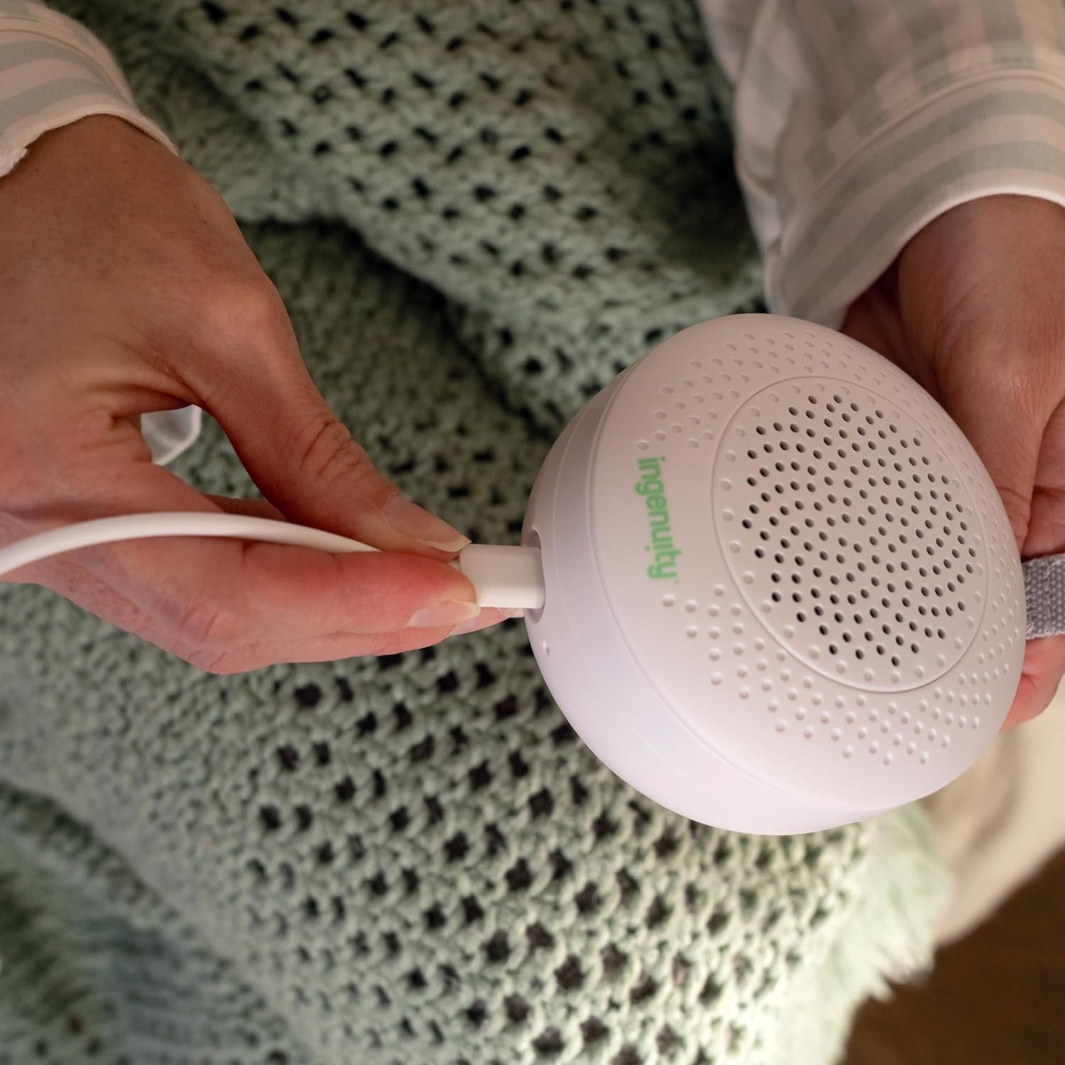 Ingenuity Pock-a-Bye Baby-Beruhiger und Bluetooth-Lautsprecher, Streamen Sie Musik oder vorgeladene Playlists