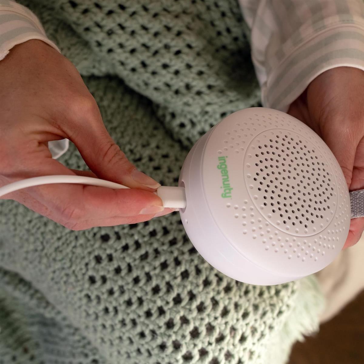 Ingenuity Pock-a-Bye Baby-Beruhiger und Bluetooth-Lautsprecher, Streamen Sie Musik oder vorgeladene Playlists