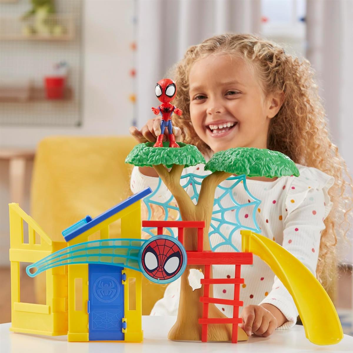 HASBRO Marvel Spidey und Seine Super-Freunde Spideys Spielplatz Spielset mit Spidey Action-Figur